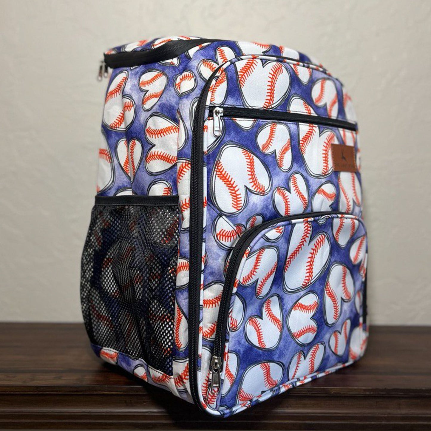 Baseball Hearts Backpack Cooler - The Last Stag