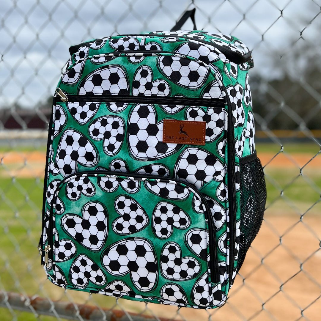 Soccer Hearts Backpack Cooler - The Last Stag