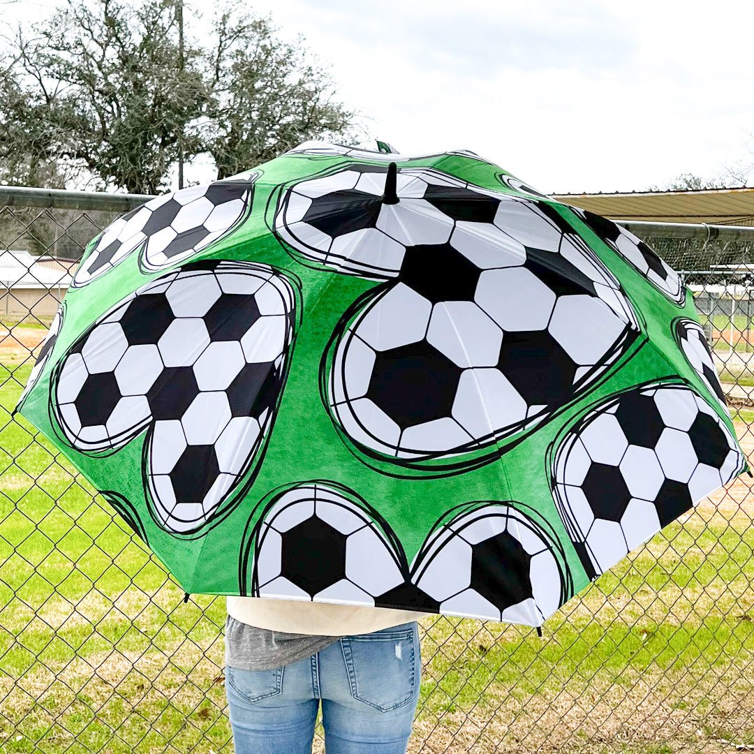 Soccer Hearts Large 52" Golf Umbrella - The Last Stag