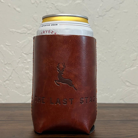 The Last Stag Magnetic Leather Coozie - The Last Stag